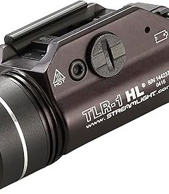 Streamlight 69264 TLR-1 HL 1000-Lumen Weapon Mounted Light Earless with Rail Locating Keys, Black Streamlight 69264 TLR-1 HL 1000-Lumen Weapon Mounted Light Earless with Rail Locating Keys, Black