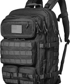 Falko Tactical Backpack 50L, 2.4x Stronger, Large Military Molle Rucksack, Heavy Duty, Work and Outdoors Falko Tactical Backpack 50L, 2.4x Stronger, Large Military Molle Rucksack, Heavy Duty, Work and Outdoors